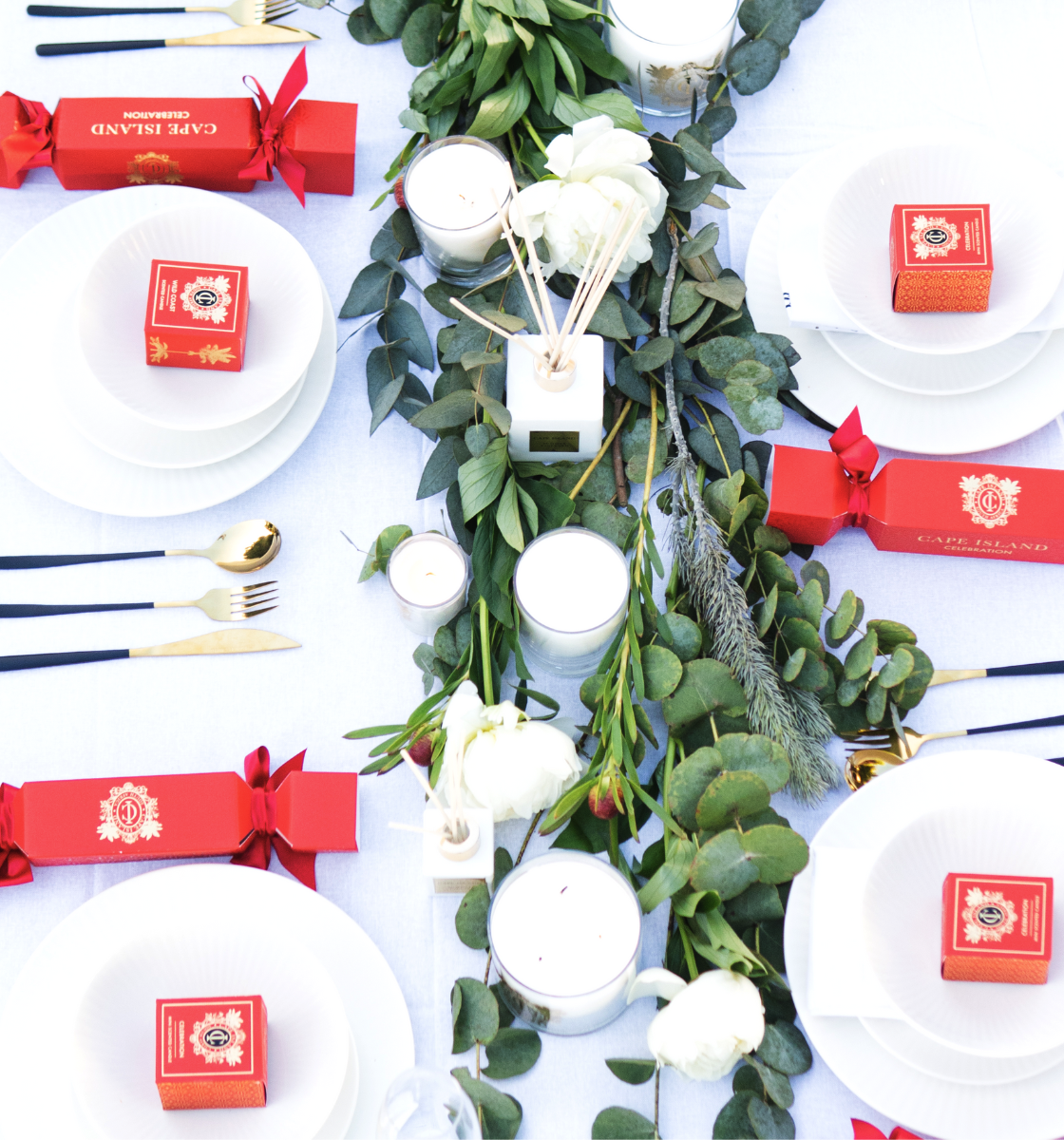 Celebration Cracker Gift With Mini Candle - Ruby Edition