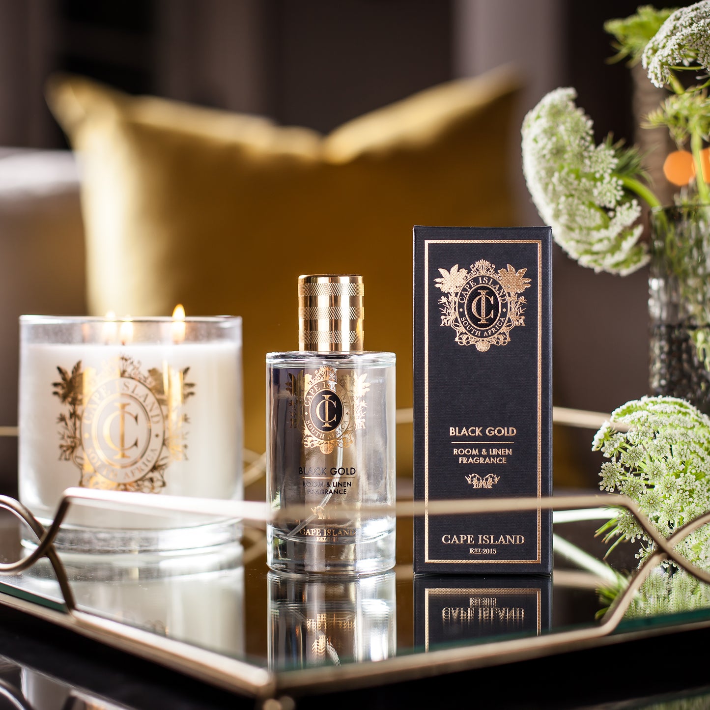 Black Gold Room & Linen Fragrance