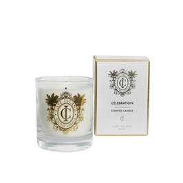 Celebration Classic Scented Candle 250ml - Gold-on-White Edition