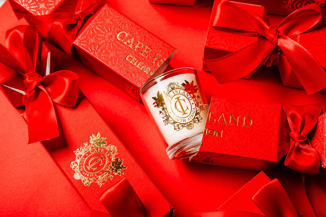 Celebration Cracker Gift With Mini Candle - Ruby Edition