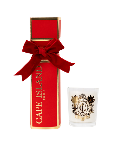 Celebration Cracker Gift | Mini Scented Candle - Ruby Velvet Edition