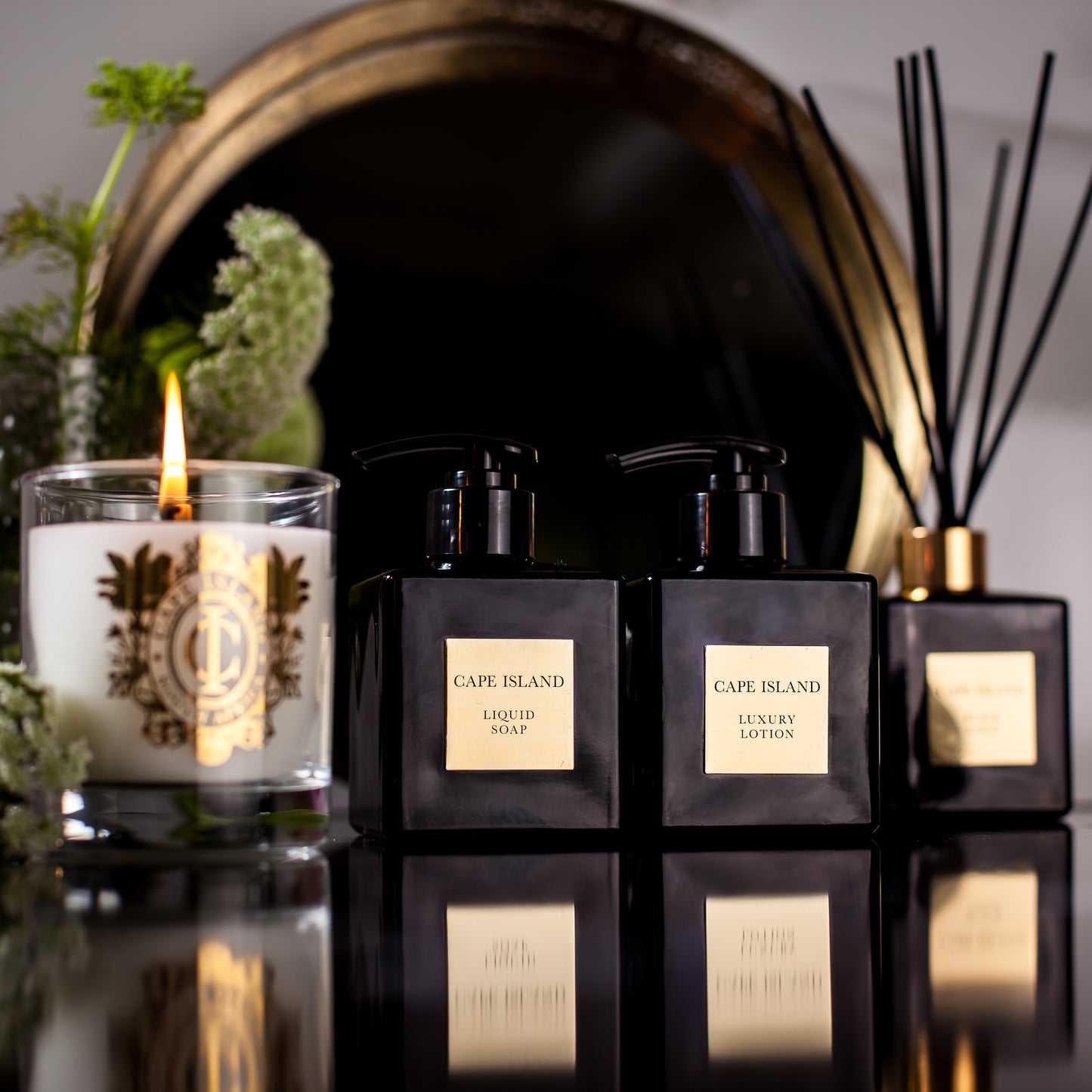 Black Gold Luxury Soap | Lotion | Candle Gift Set | Signature