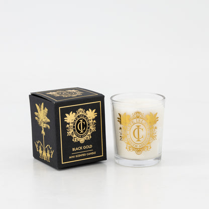 Black Gold Votive Candle
