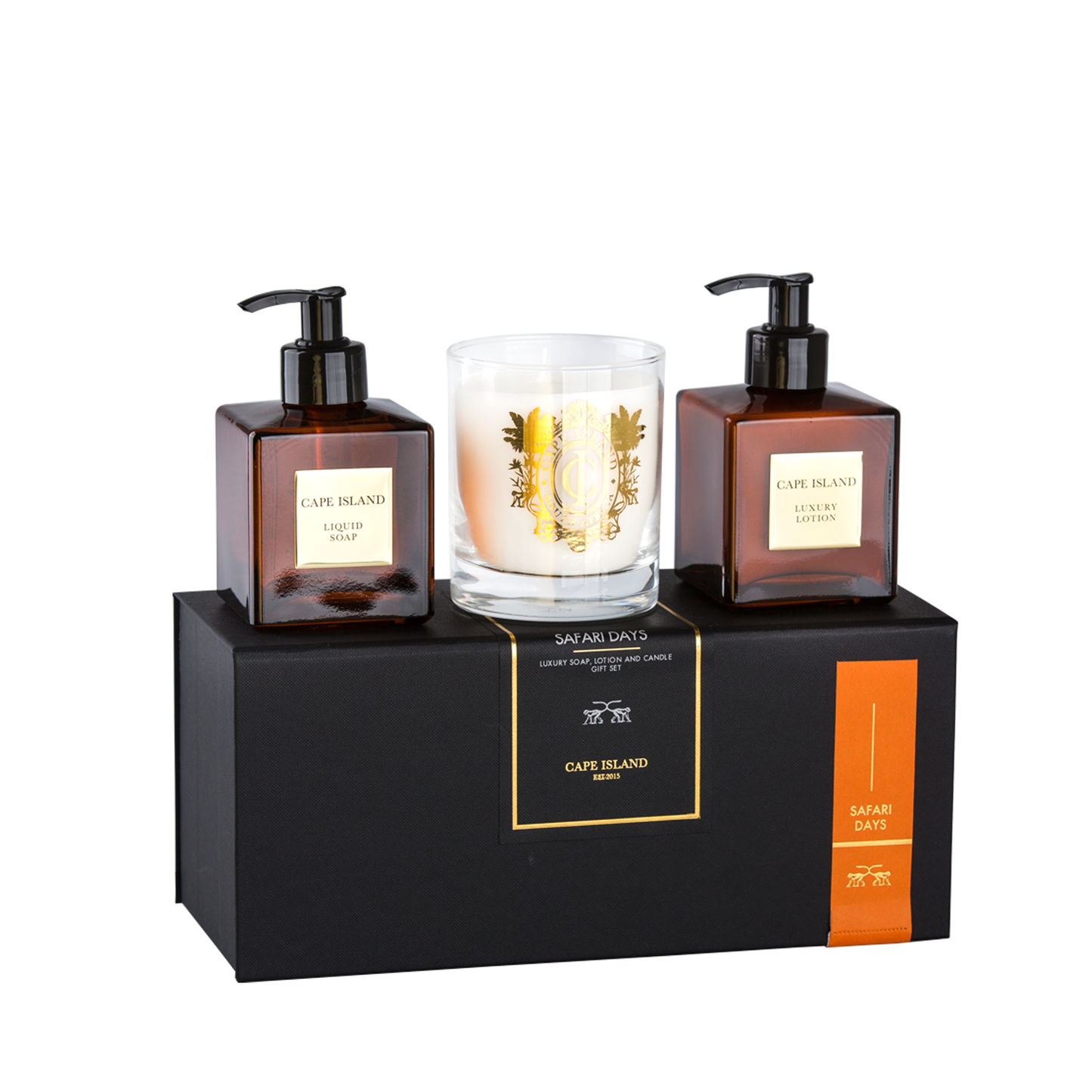 Safari Days Complete Luxury Set - Soap, Lotion & Candle | Classic 200ml