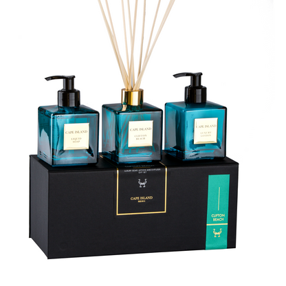 Clifton Beach Complete Luxury Set - Soap, Lotion & Diffuser | Classic 200mL