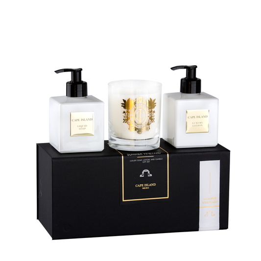 Summer Vineyard Complete Luxury Set - Soap, Lotion & Candle | Classic 200ml