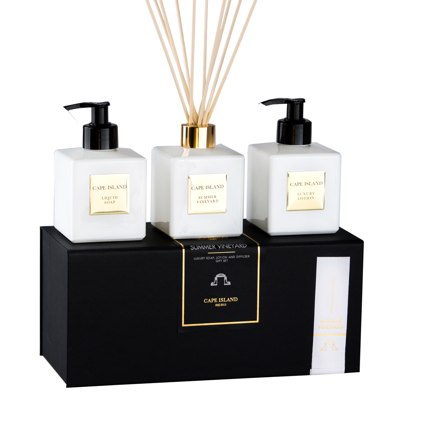 Summer Vineyard Complete Luxury Set - Soap, Lotion & Diffuser | Classic 200ml