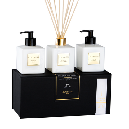 Summer Vineyard Luxury Soap | Lotion | Diffuser Gift Set | Signature