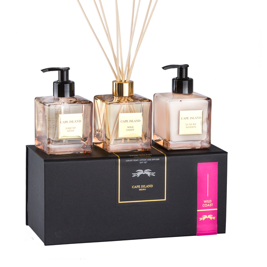 Wild Coast Complete Luxury Set - Soap, Lotion & Diffuser | Classic 200ml